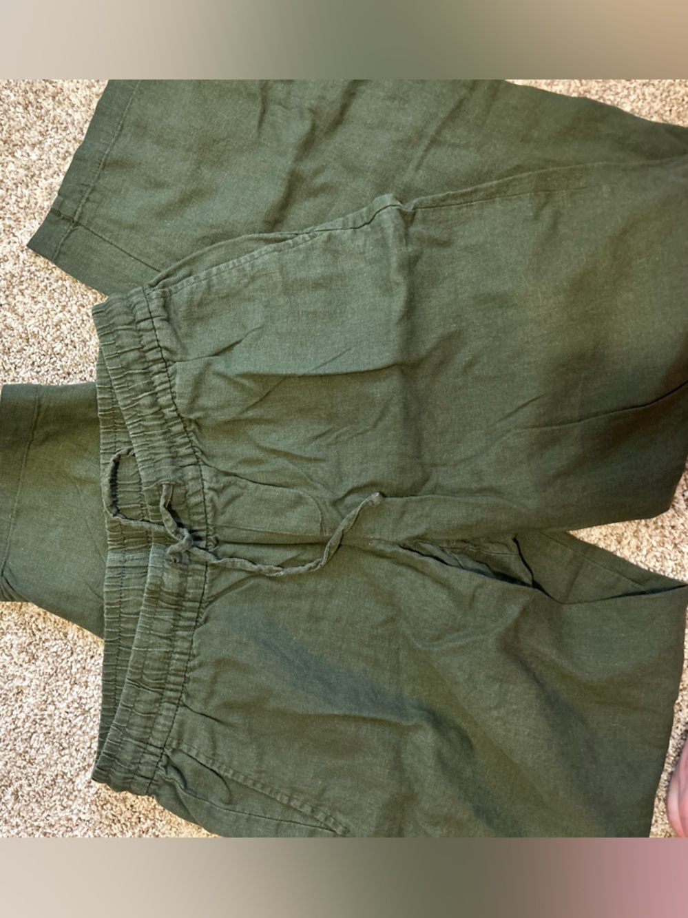 Old Navy Men's Olive Drawstring Joggers